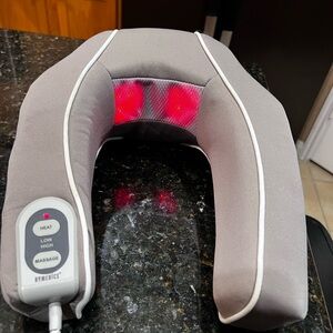 Homedics Tan Neck Massager with Heat and Massage
